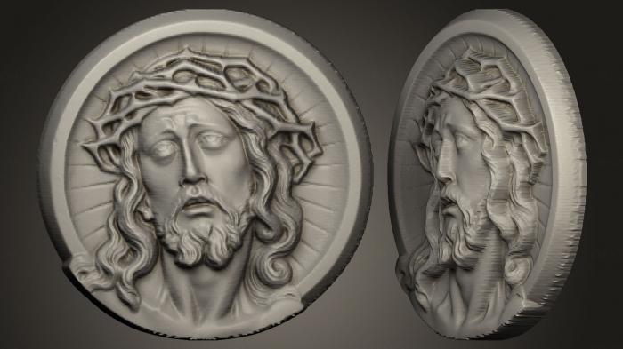 High reliefs and bas-reliefs, historical and religious (GRLFH_0051) 3D model for CNC machine